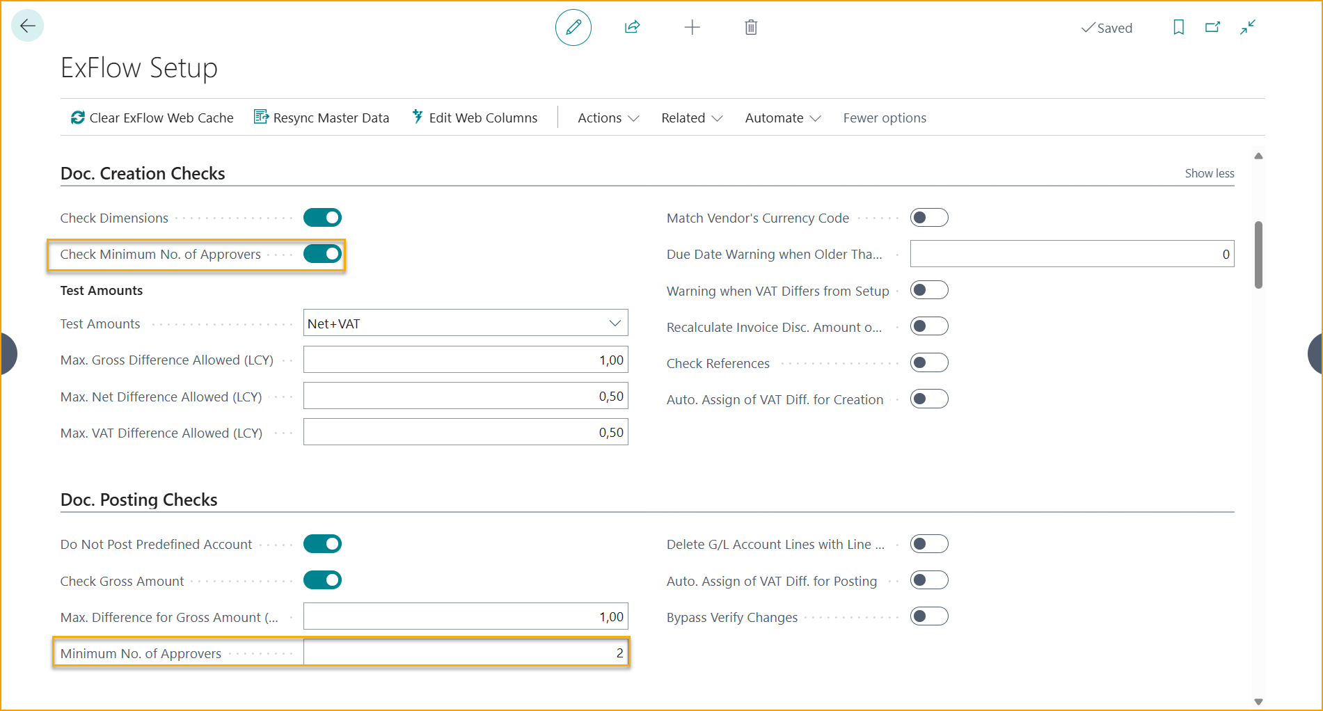 ExFlow Setup