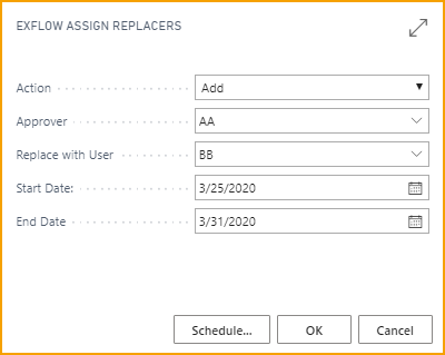 Report - ExFlow Assign Replacers
