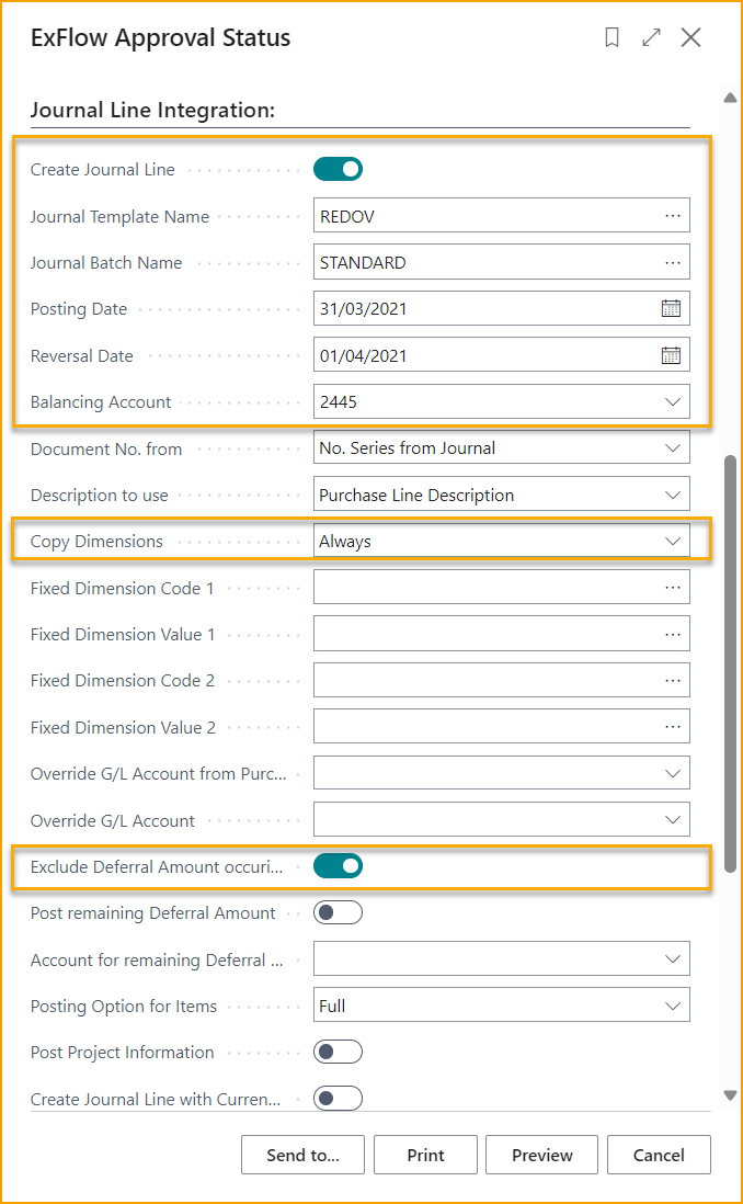 Report - ExFlow Approval Status