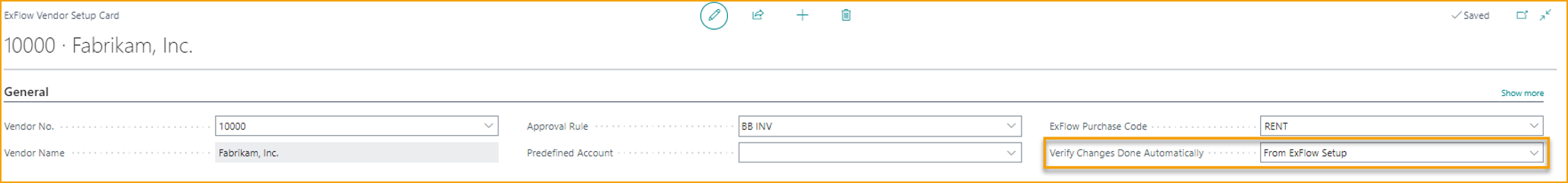 ExFlow Erweiterte Lieferantenoptionen - Änderungen automatisch überprüfen