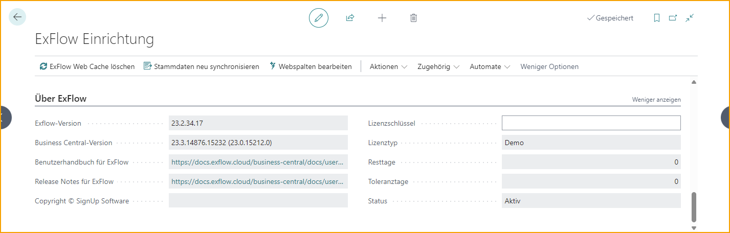 ExFlow Setup