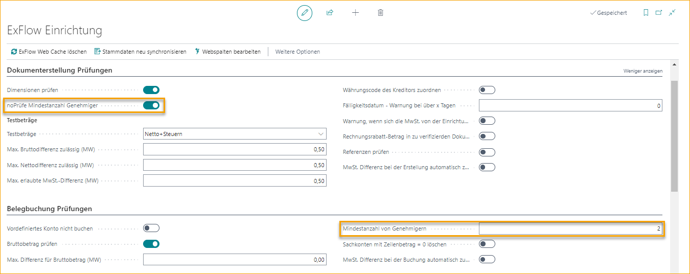 ExFlow Setup