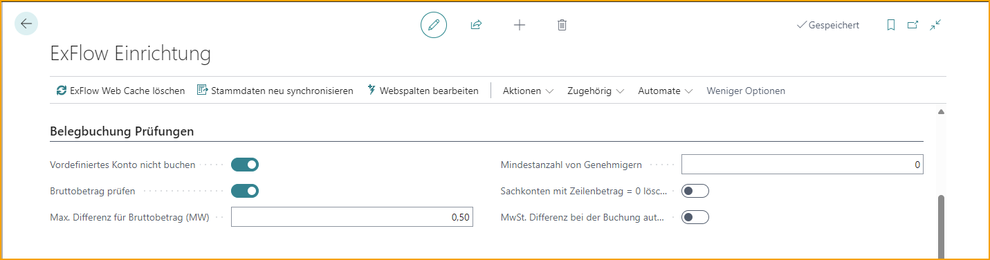 ExFlow Setup