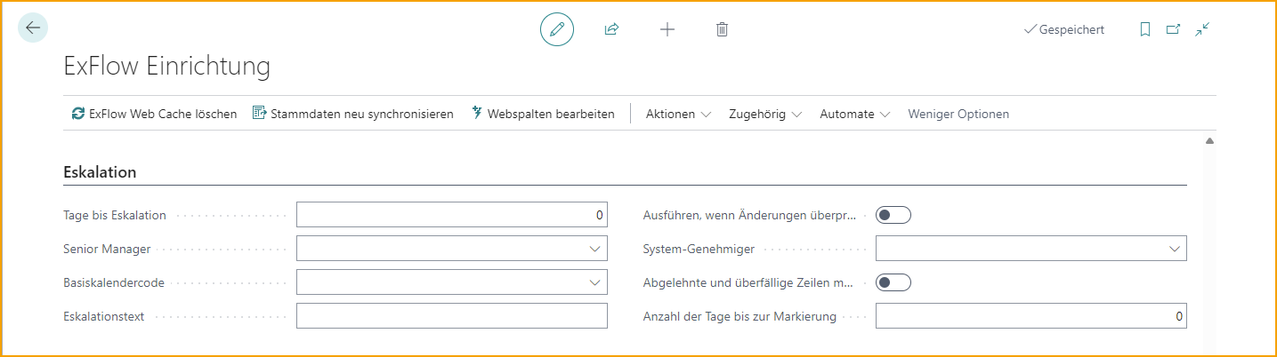 ExFlow Setup