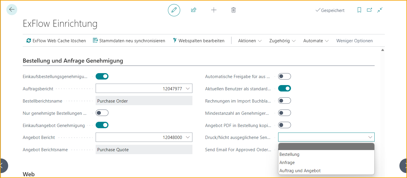 Drucken/Senden von nicht genehmigten Dokumenten blockieren