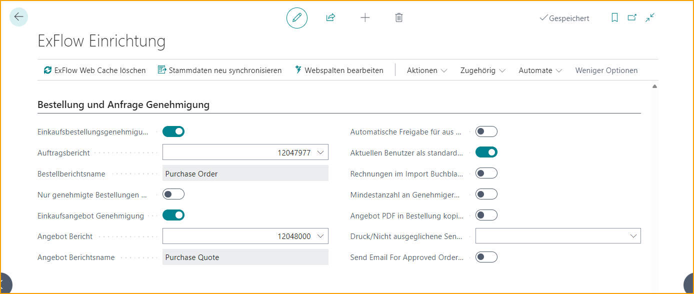 ExFlow Setup