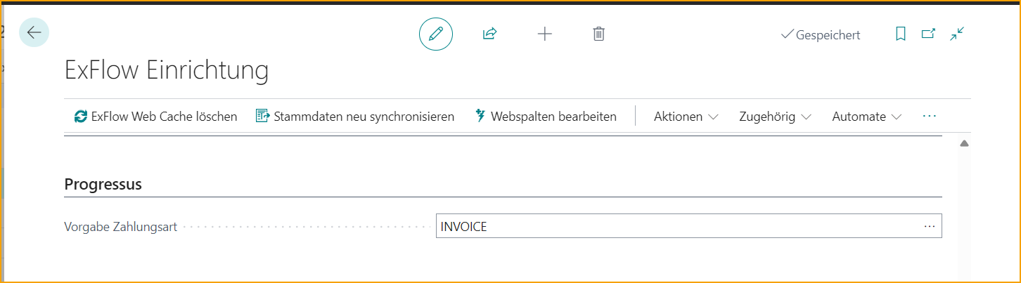 ExFlow Setup - Progressus