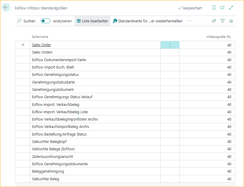 ExFlow FactBox Default Size