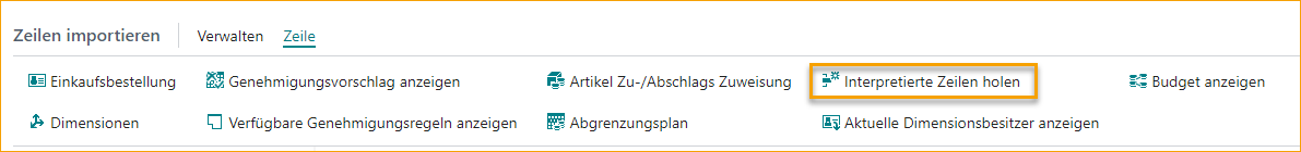 ExFlow Importiertes Dokument - Interpretierte Zeilen abrufen