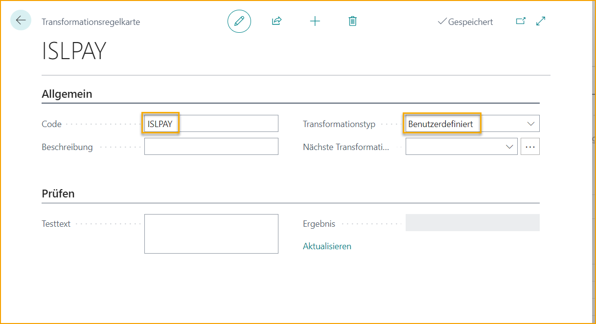 Transformation Rule Card - Islandic Localization