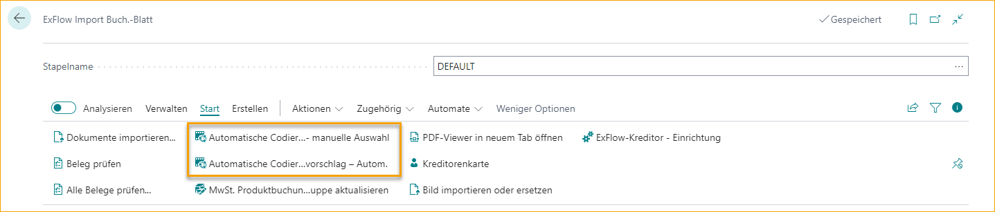 ExFlow Import Journal