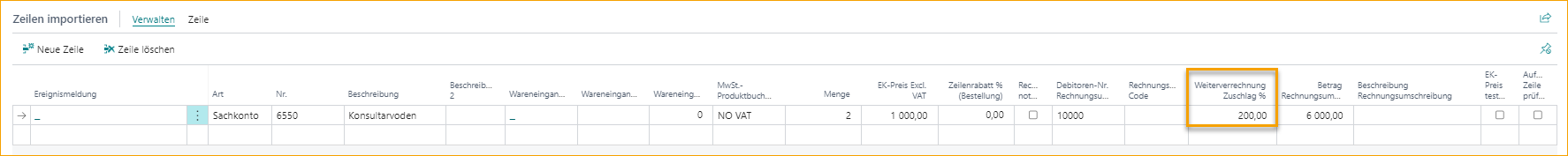 ExFlow Import Journal Lines