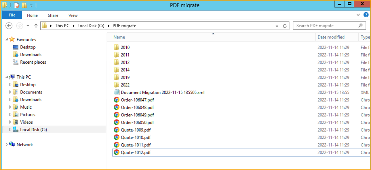 Upgrade und migrieren Sie ExFlow-Daten