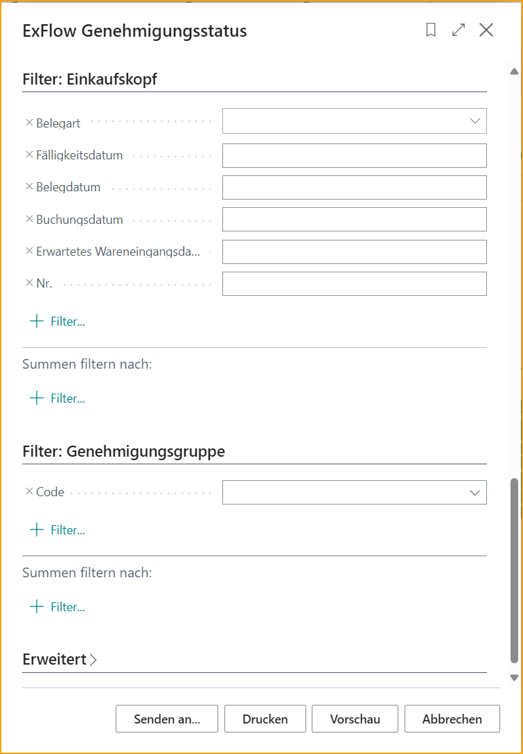 Bericht - ExFlow Genehmigungsstatus