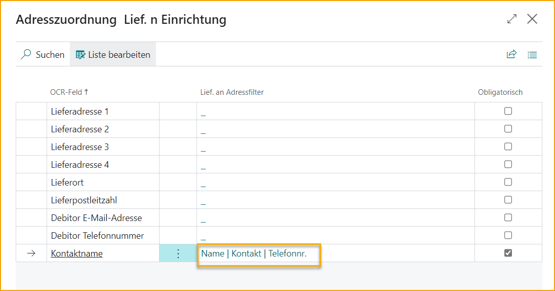 Ship-To Address Matching Setup