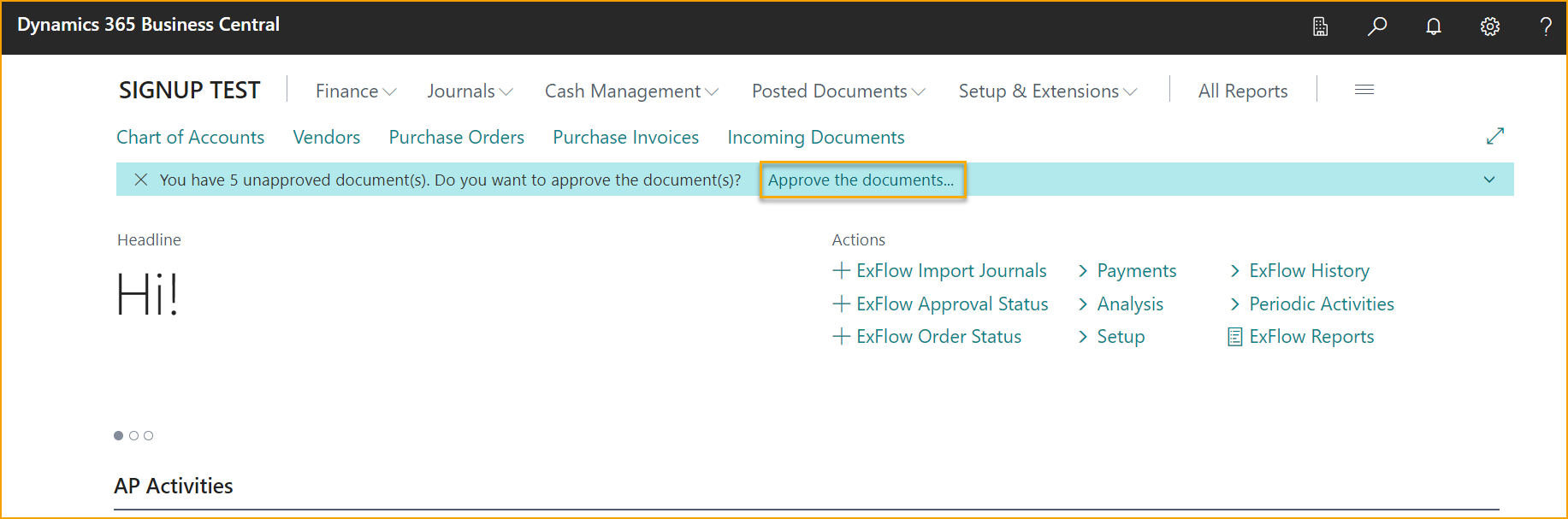 Documentos de Aprobación de ExFlow