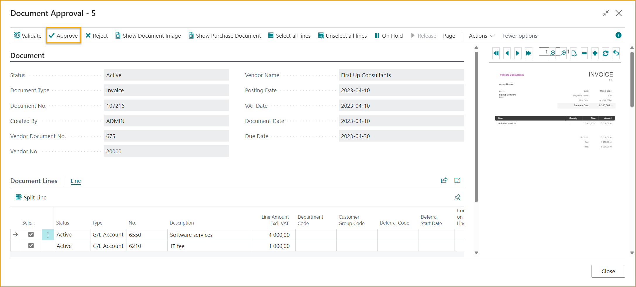 Documentos de Aprobación de ExFlow