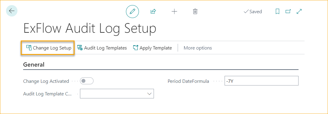 Configuración del Registro de Auditoría de ExFlow