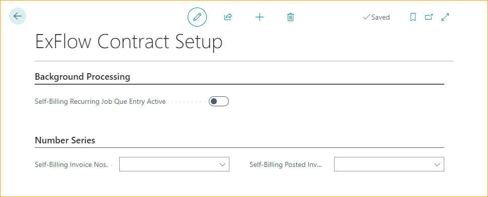 Configuración del Contrato de ExFlow