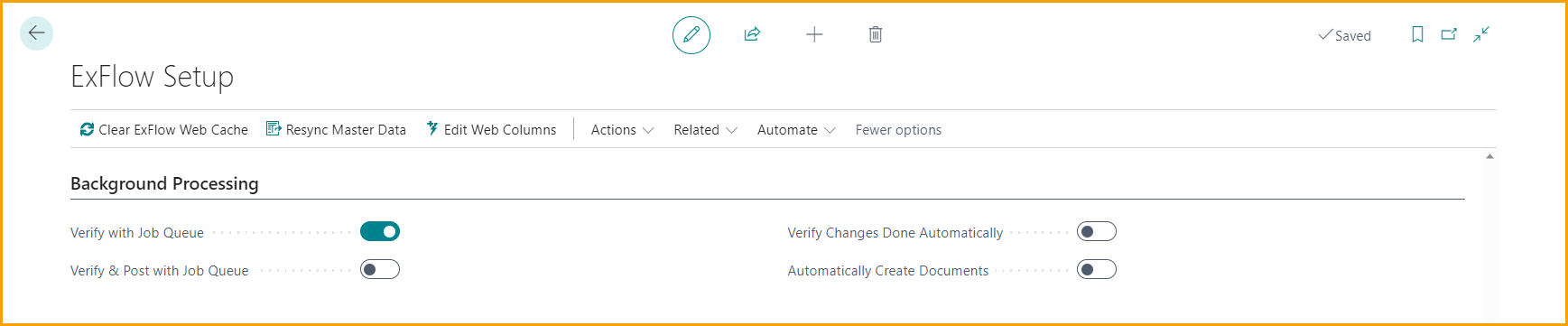 Configuración de ExFlow - Procesamiento en Segundo Plano - Verificar con Cola de Trabajos