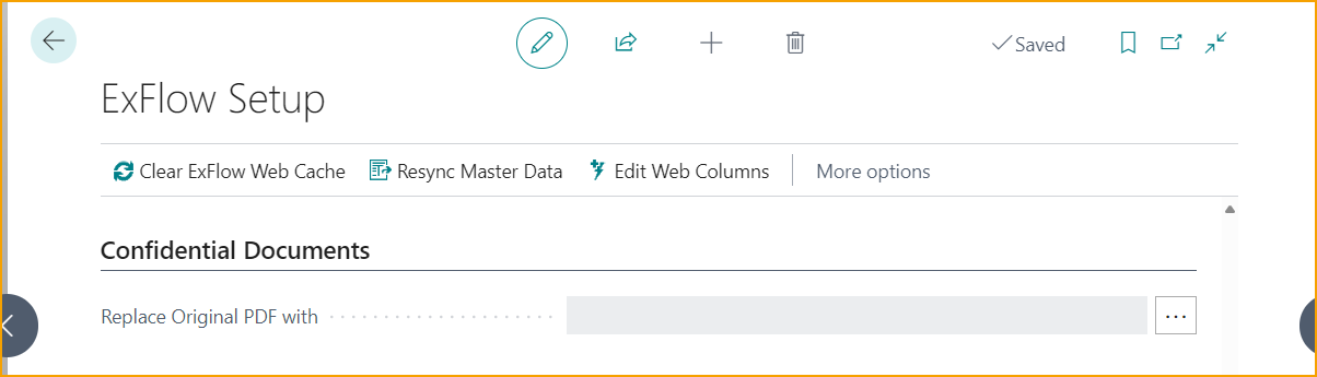 Configuración de ExFlow