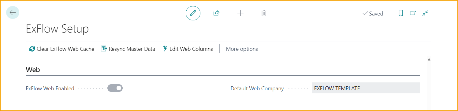 Configuración de ExFlow