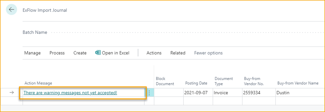 Diario de Importación de ExFlow