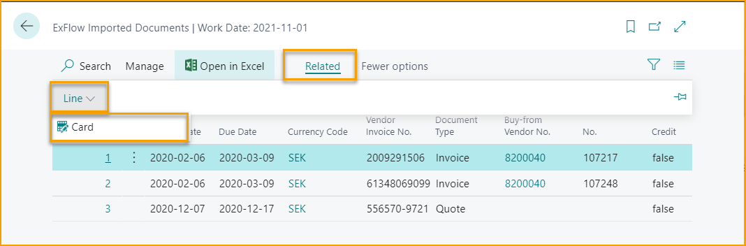 Documentos Importados de ExFlow