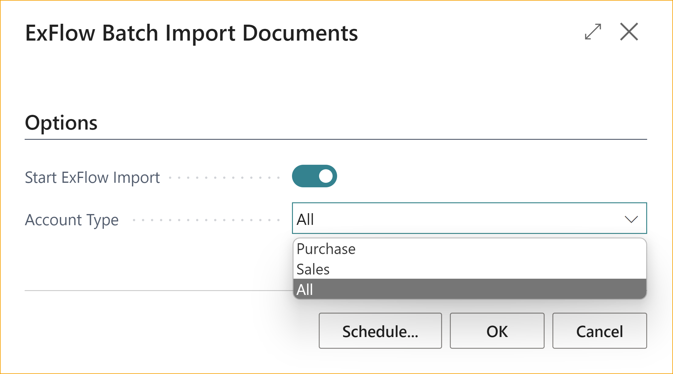 Informe - Importar Documentos por Lotes de ExFlow