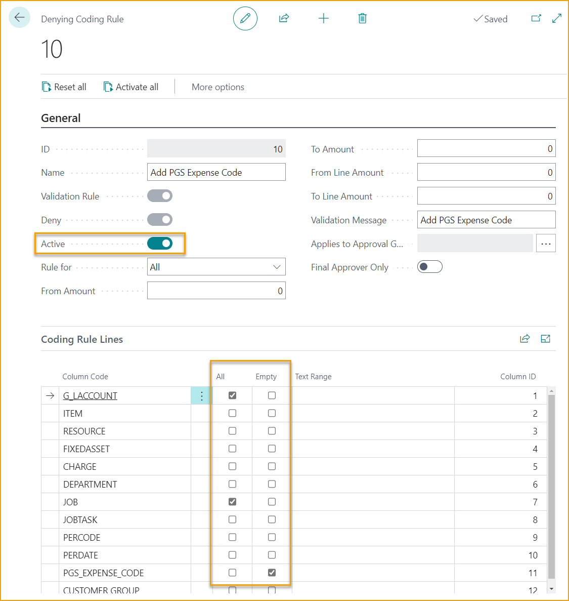 Regla de Codificación Denegada de ExFlow