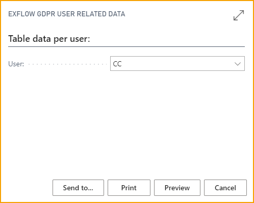 Informe - Datos Relacionados con el Usuario de ExFlow GDPR