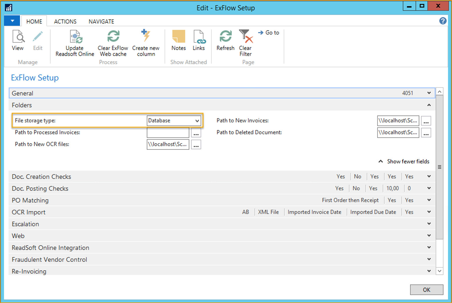 Actualizar y migrar datos de ExFlow