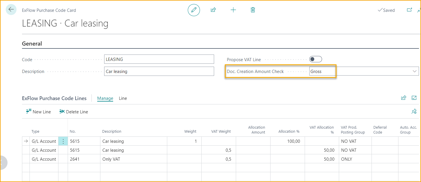 Tarjeta de Código de Compra de ExFlow