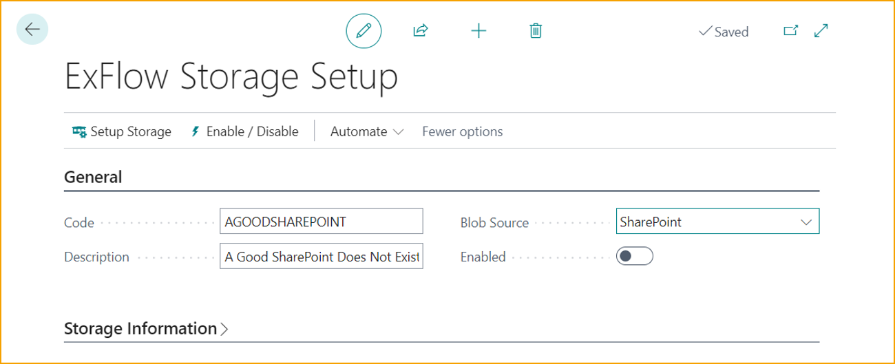 Configuración de ExFlow SharePoint