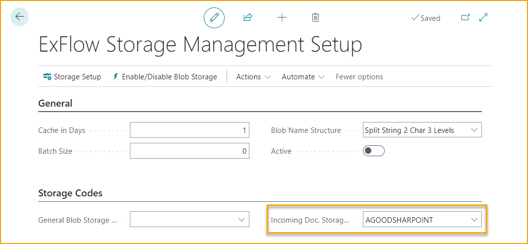 Configuración de ExFlow SharePoint