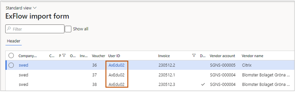 Graphical user interface, application, table Description automatically generated