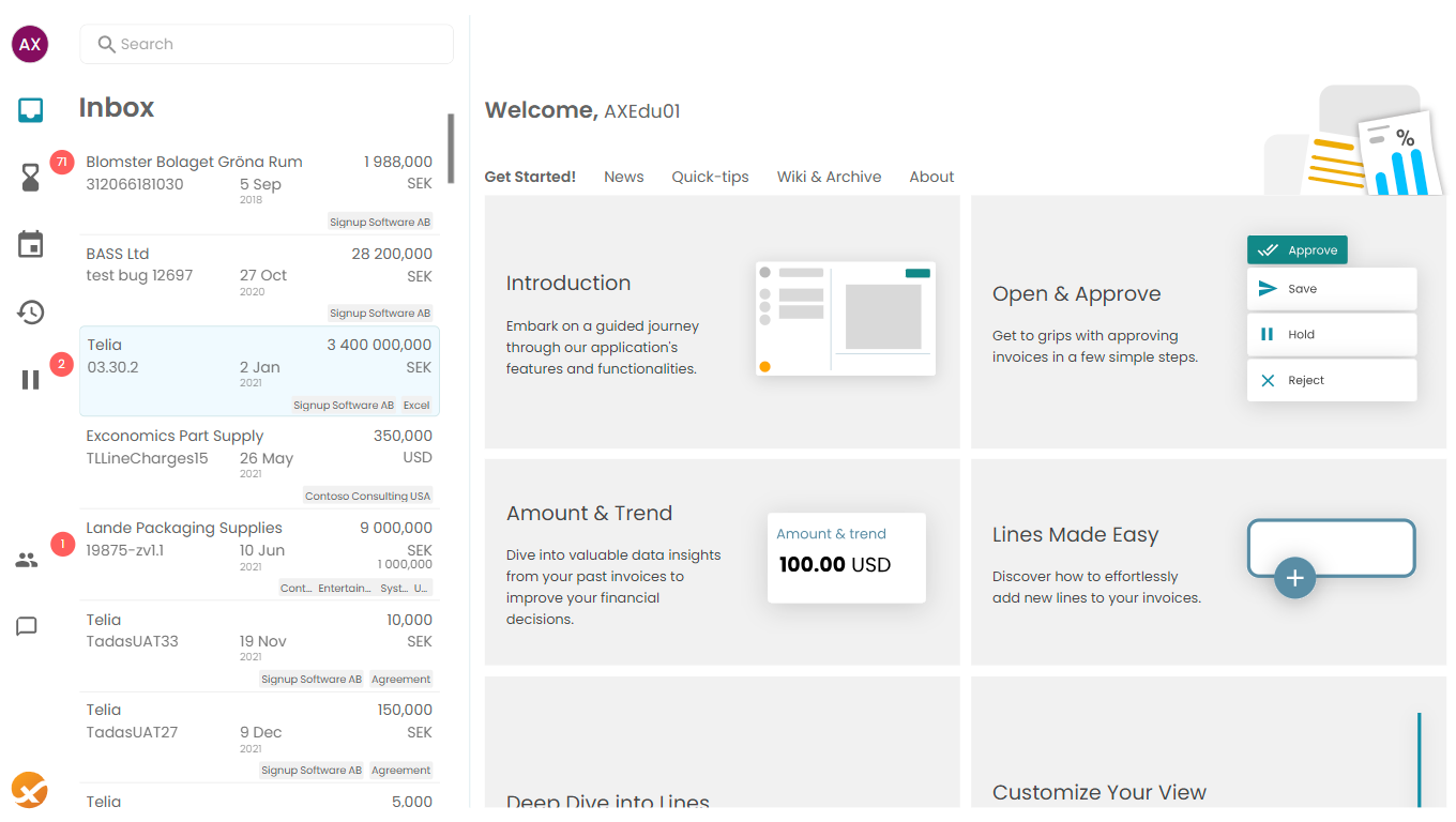 ExFlow Approval Status